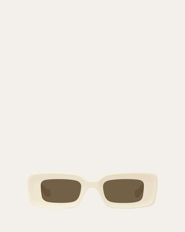 Anagram Beveled Acetate Rectangle Sunglasses